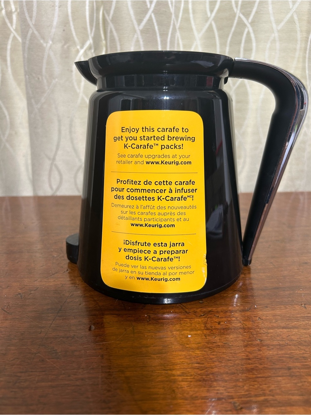 Keurig Black K-Carafe 2.0 Coffee Carafe - Gloss Black